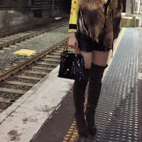 Vintage Gucci patent bamboo bag - 100% authentic - Picture 5 of 6